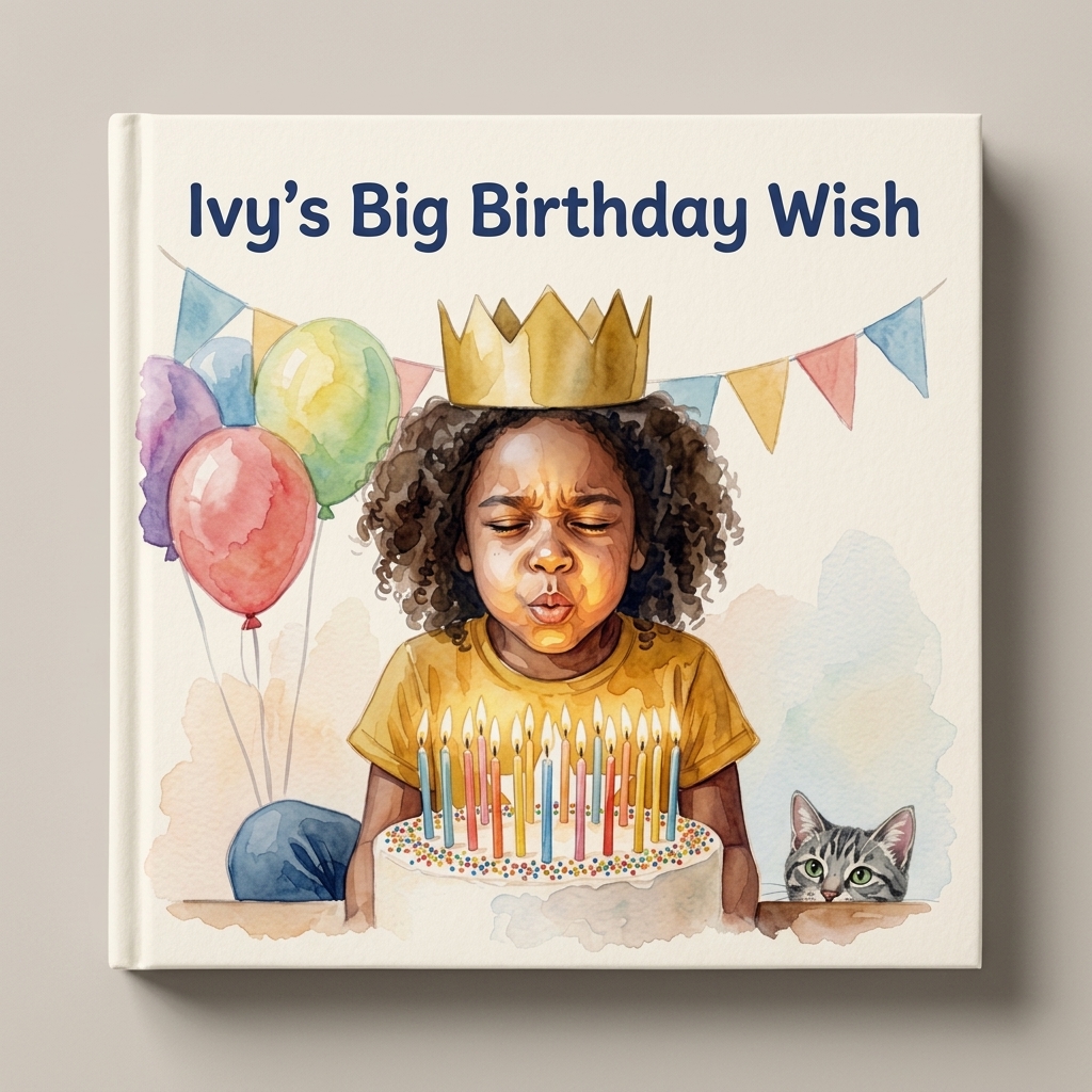Painted sample cover — Your Child's Big Birthday Wish