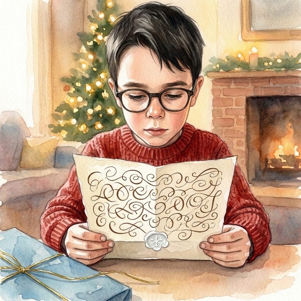 Arthur painted into page eleven of the book